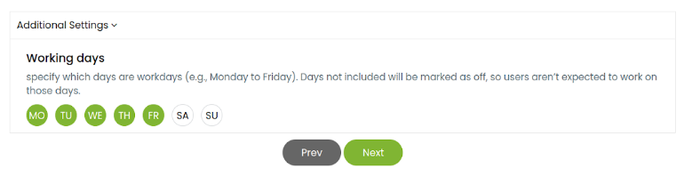 Desklog Additional Settings