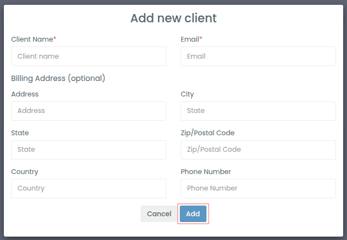 Desklog Add New Client