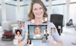 Visual breakdown of challenges and solutions in managing virtual teams in 2025