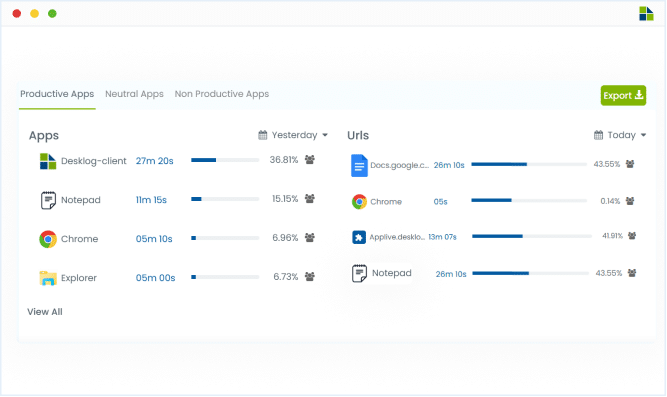App and URL Tracking image