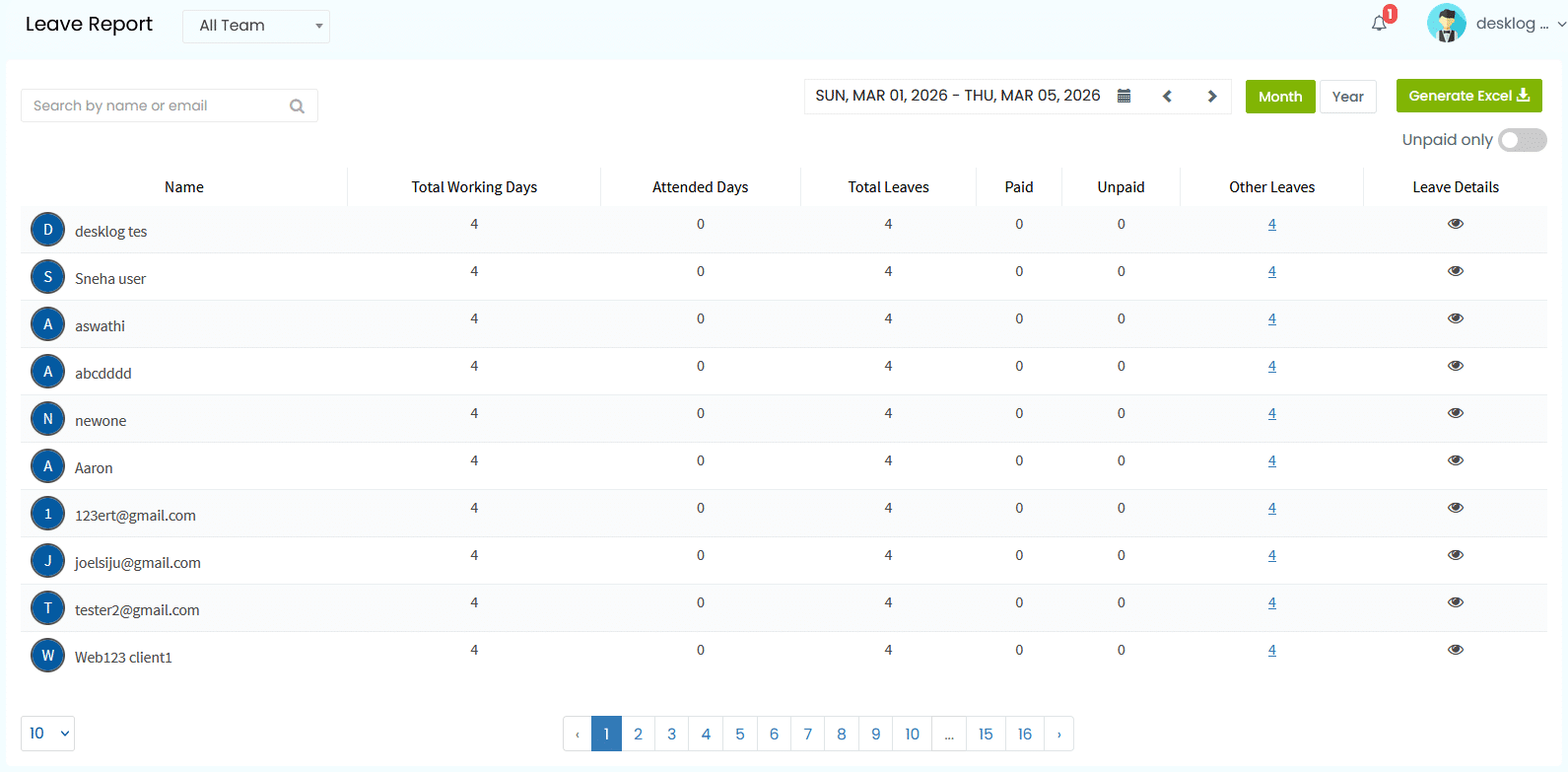 Sample CSV Structure